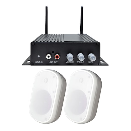 Speco Technologies a-live Kit, Amplifier and Speakers, AACEK1W AACEK1W